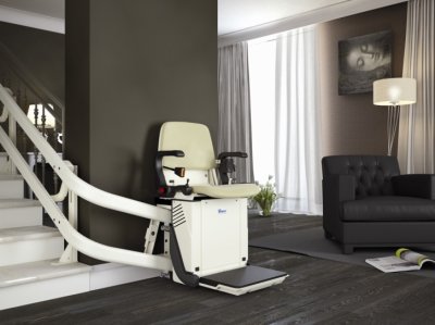 stair lift for curved stairs