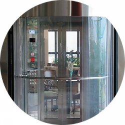Safety glass Elevators cabins 