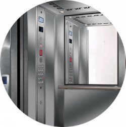 inox elevator cabin